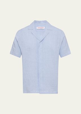 Men's Maitan Linen Button-Down Shirt