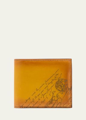 Men's Makore Neo Scritto Leather Bifold Wallet