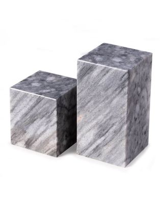 Men's Marble Cube Design Bookends