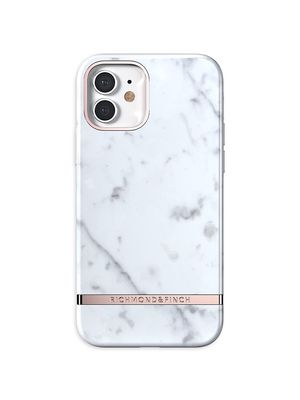 Men's Marble iPhone 12 & 12 Pro Case - White Marble - White Marble