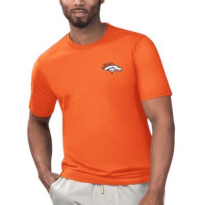 Men's Margaritaville Orange Denver Broncos Licensed to Chill T-Shirt