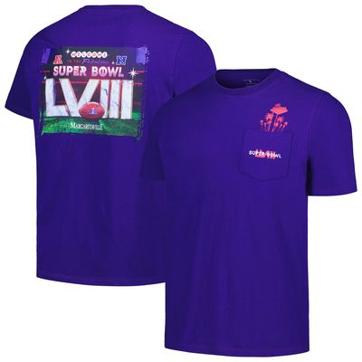 Men's Margaritaville Purple Super Bowl LVIII Fabulous Vegas T-Shirt