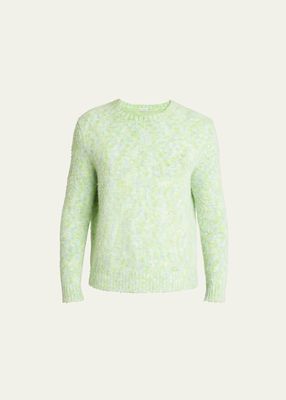 Men's Marled Wool-Blend Sweater