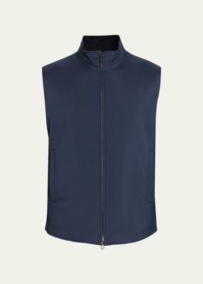 Men's Marlin Cashmere and Nylon Reversible Vest