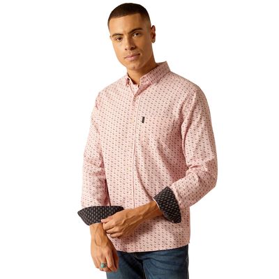 Men's Marshall Stretch Modern Fit Shirt in Rose
