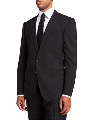 Men's Martini Solid Stretch-Wool Two-Piece Suit