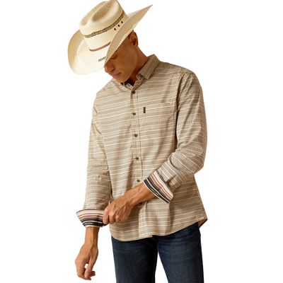 Men's Marvin Stretch Modern Fit Shirt in Sandshell