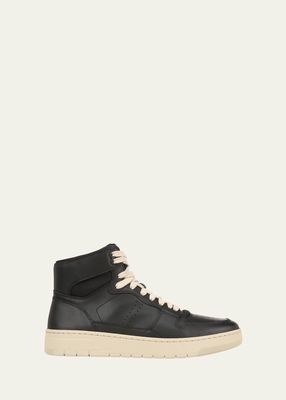 Men's Mason Leather High-Top Sneakers