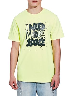 Men's Max Graphic Cotton T-Shirt - Safety Yellow - Size Small - Safety Yellow - Size Small