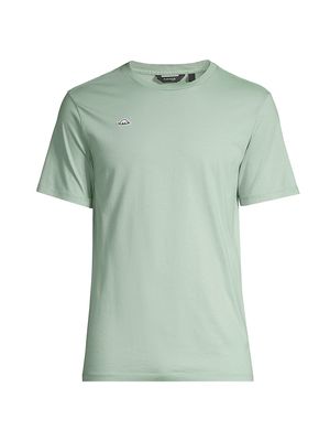 Men's Maxwell Cotton T-Shirt - Sage - Size Large - Sage - Size Large