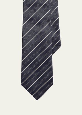 Men's Mayfair Dotted Stripe Tie