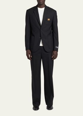 Men's Medusa Canvas Suit Jacket