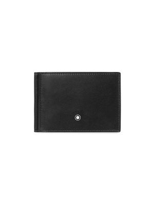 Men's Meisterstück Money Clip Wallet - Black