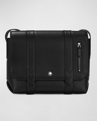 Men's Meisterstuck Selection Soft Leather Mini Messenger Bag