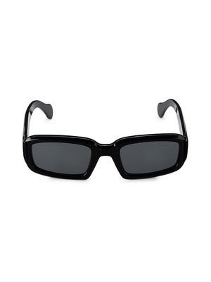 Men's Mektoub 53MM Rectangular Sunglasses - Black
