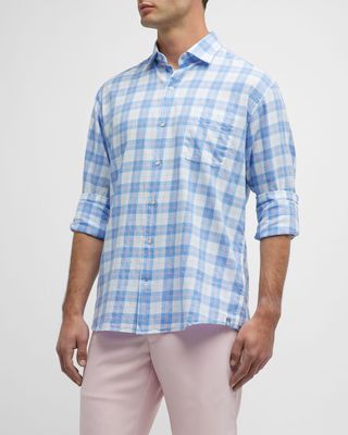 Men's Menlo Cotton Check Sport Shirt