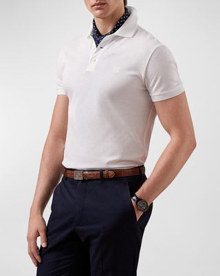 Men's Mercerized Pique Polo Shirt