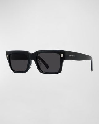 Men's Metal 4G Square Acetate Sunglasses