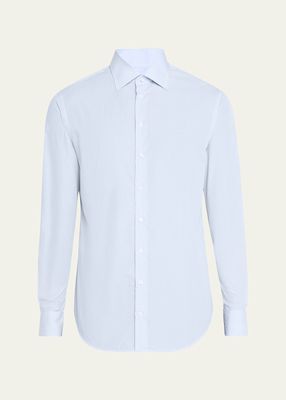 Men's Micro-Check Dress Shirt