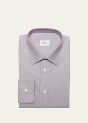 Men's Micro-Check Ventiquattro Dress Shirt
