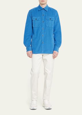 Men's Micro-Corduroy Shirt Jacket