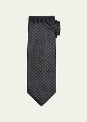 Men's Micro-TF Jacquard Silk Tie