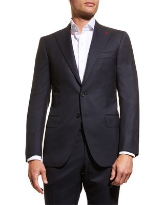 Men's Micro-Tic Wool Suit