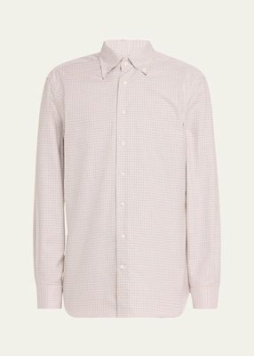 Men's Mini Graph Check Sport Shirt