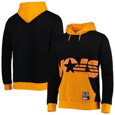 Men's Mitchell & Ness Black Tennessee Volunteers Big Face Pullover Hoodie