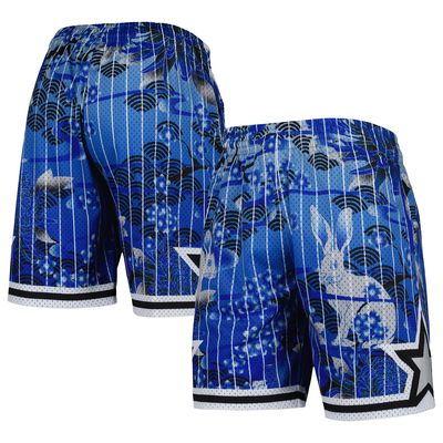 Men's Mitchell & Ness Blue Orlando Magic Lunar New Year Swingman Shorts