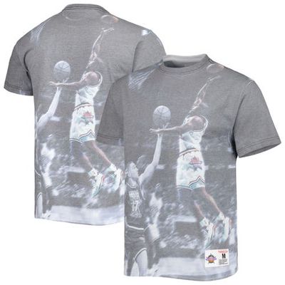 Men's Mitchell & Ness Golden State Warriors Above the Rim Graphic T-Shirt in White
