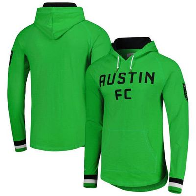 Men's Mitchell & Ness Green Austin FC Legendary Slub Raglan Pullover Hoodie