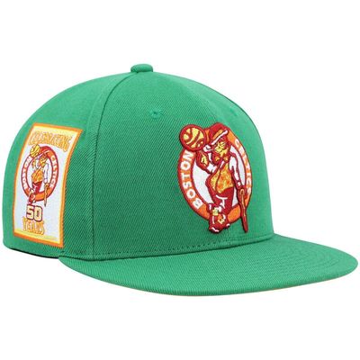 Men's Mitchell & Ness Green Boston Celtics 50th Anniversary Like Mike Snapback Hat