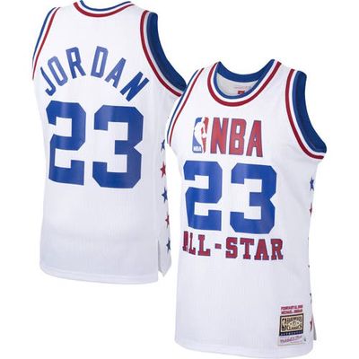 Men's Mitchell & Ness Michael Jordan White Eastern Conference 1985 NBA All-Star Game Authentic Jersey
