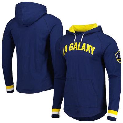 Men's Mitchell & Ness Navy LA Galaxy Legendary Slub Raglan Pullover Hoodie