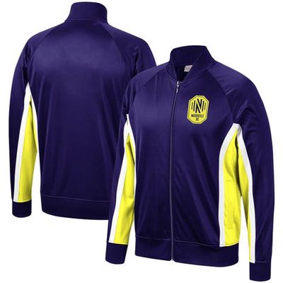 Men's Mitchell & Ness Navy Nashville SC Championship Game Raglan Full-Zip Track Jacket