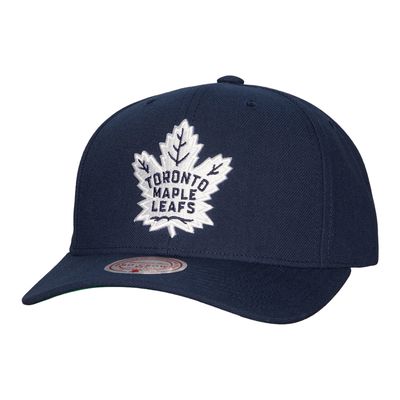 Men's Mitchell & Ness Navy Toronto Maple Leafs Team Ground Pro Adjustable Hat