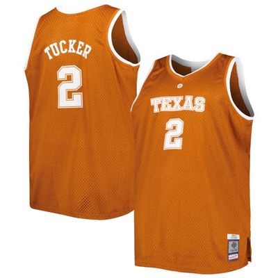 Men's Mitchell & Ness PJ Tucker Texas Orange Texas Longhorns Big & Tall Swingman Jersey in Burnt Orange