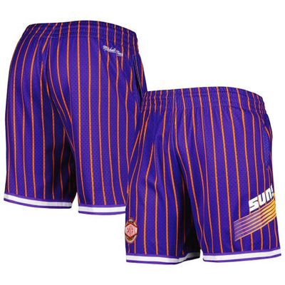 Men's Mitchell & Ness Purple Phoenix Suns City Collection Heritage Mesh Shorts