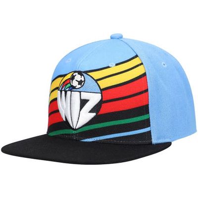 Men's Mitchell & Ness Sky Blue Kansas City Wiz Historic Logo Since '96 Jersey Hook Snapback Hat