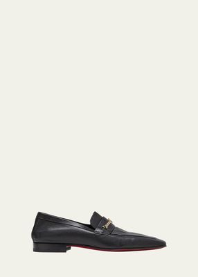 Men's MJ Moc Monogram Chain Loafers