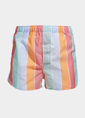 Men's Modern Fit Amalfi Stripe Boxer Shorts