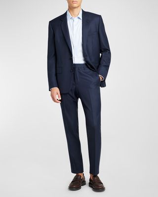 Men's Modern-Fit Wool Two-Button Suit