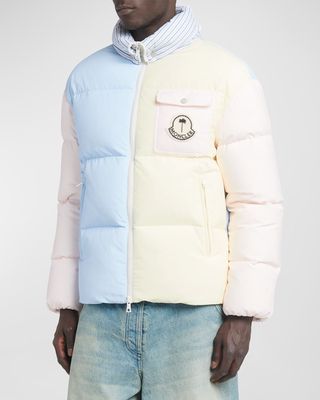 Men's Moncler x Palm Angels Douady Colorblock Puffer Jacket