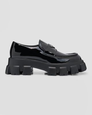 Men's Monolith Brushed Leather Penny Loafers
