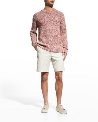 Men's Moulin&eacute; Cotton Knit Crewneck Sweater
