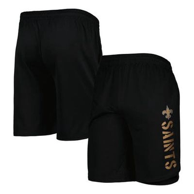 Men's MSX by Michael Strahan Black New Orleans Saints Team Shorts
