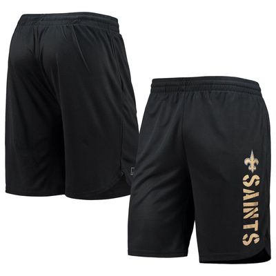 Men's MSX by Michael Strahan Black New Orleans Saints Training Shorts