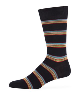 Men's Multi-Block Striped Socks