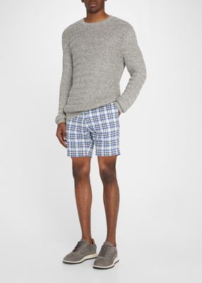 Men's Multi-Check Shorts